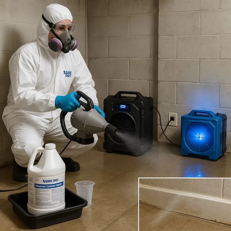 Sanitization and Odor Removal process in East Dublin, GA