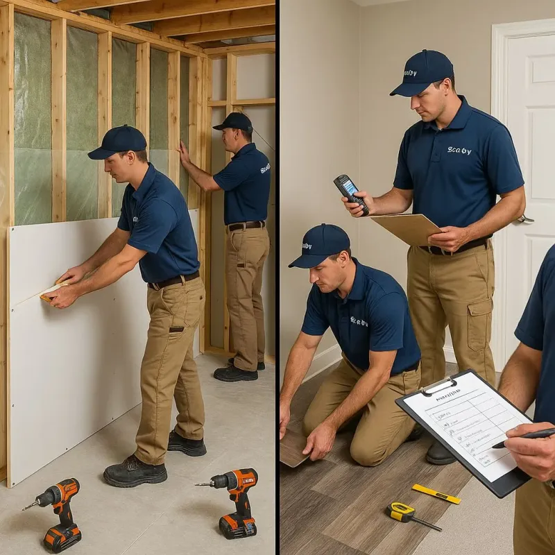 Repairs and Reconstruction process in East Dublin, GA