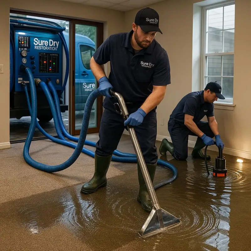Water Extraction and Removal process in East Dublin, GA
